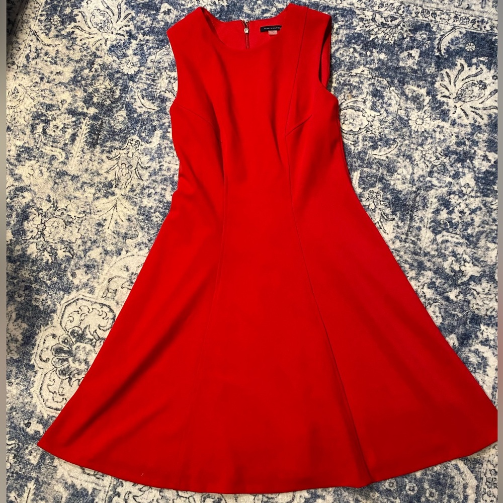 Tommy Hilfiger Vibrant Pink Midi Dress